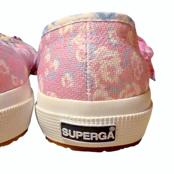 Superga LoveShackFancy Women's Pastel Sneakers Size 8.5 / 39.5 - Picture 4 of 11